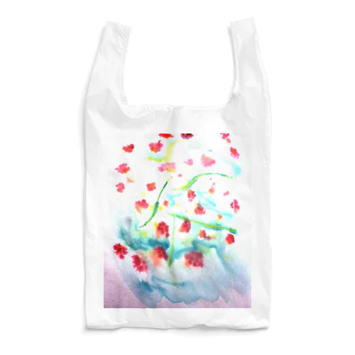 にじみ_お花 Reusable Bag