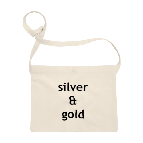 silver & gold サコッシュ