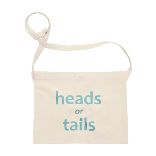 heads or tails・baby blue サコッシュ