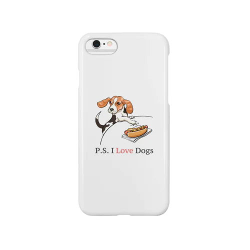 P.S. I Love Dogs（ホット・ドッグ） スマホケース