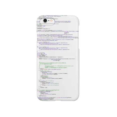 ソースコード(Objective-C) Smartphone Case