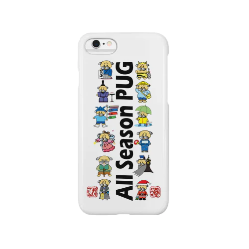 1年中パグ Smartphone Case