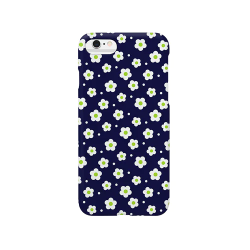 flower05_deep blue Smartphone Case