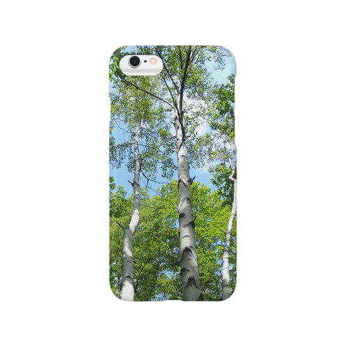 white birch Smartphone Case