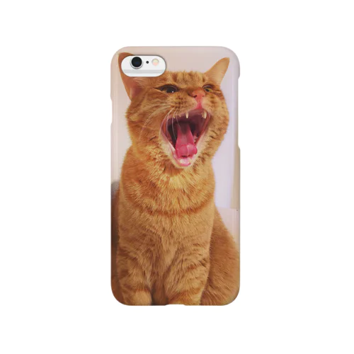 あくびしている猫です Smartphone Case