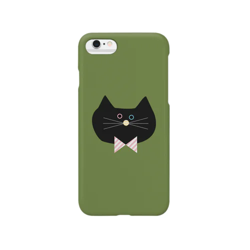 くろねこ　green スマホケース