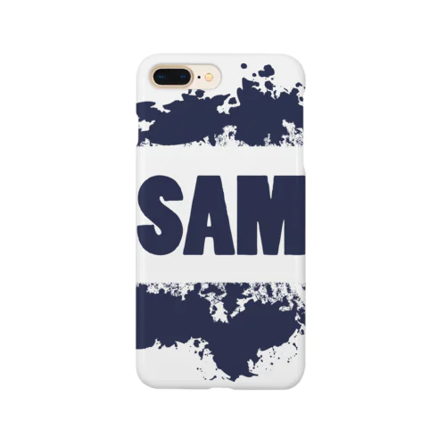 SAMロゴ（紺色） Smartphone Case