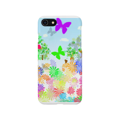 花柄mix iPhone Smartphone Case
