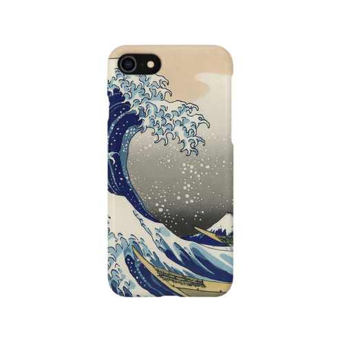 神奈川沖浪裏／葛飾北斎 iPhone Smartphone Case