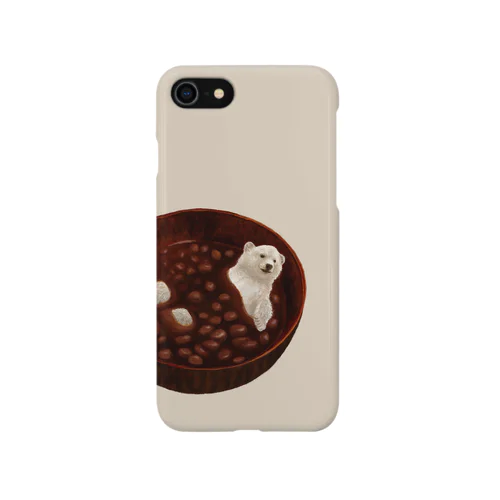 しるくま（おされなベージュ） iPhone Smartphone Case
