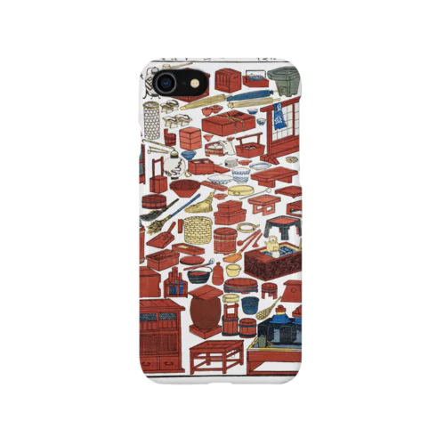 新板かつて道具尽【浮世絵・おもちゃ絵】 iPhone Smartphone Case