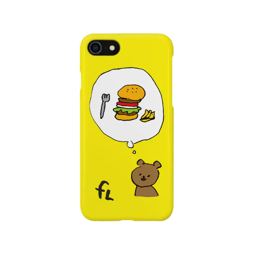 今から15分後に食べるバーガー iPhone Smartphone Case