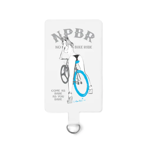 NPBR 自転車女子 Smartphone Strap