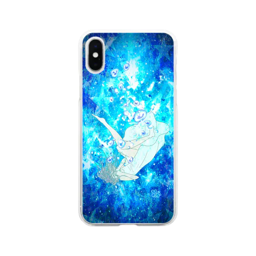 人魚姫になりたかった少女 Soft Clear Smartphone Case