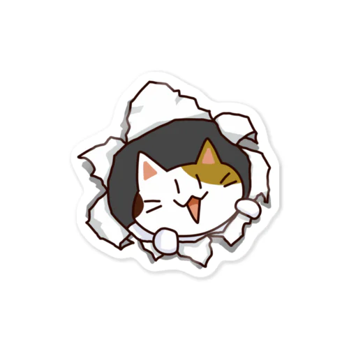 ねこバリッ Sticker