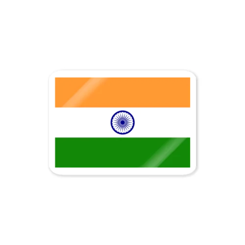 インド国旗 ステッカー
