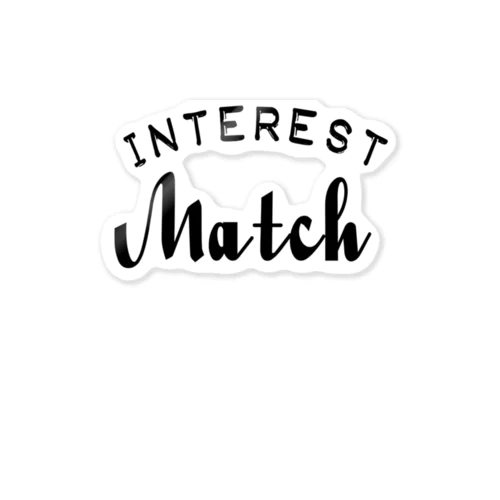INTEREST Match  Sticker