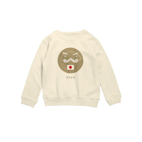 応援だるま Crew Neck Sweatshirt