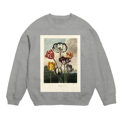 フローラの神殿 - チューリップ Crew Neck Sweatshirt