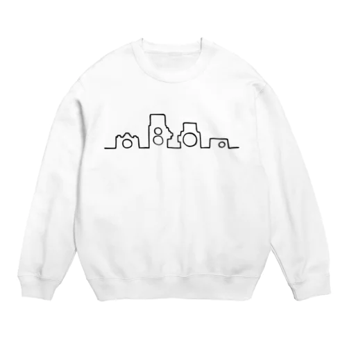 線カメラ（黒線） Crew Neck Sweatshirt