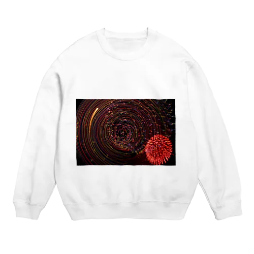 回転花火#001 Crew Neck Sweatshirt