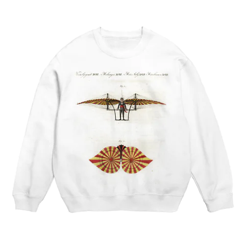 18世紀の飛行機 Crew Neck Sweatshirt