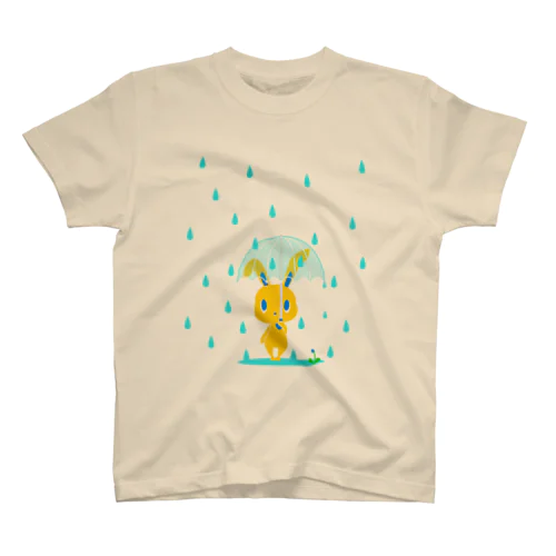 雨の日うさぎ スタンダードTシャツ