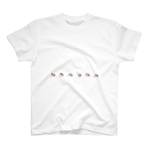 hushu★hushu　ハリネズミ Regular Fit T-Shirt