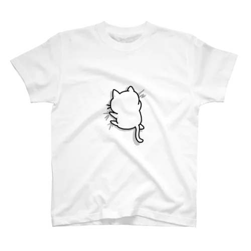 ねこガシッ（孤独） Regular Fit T-Shirt