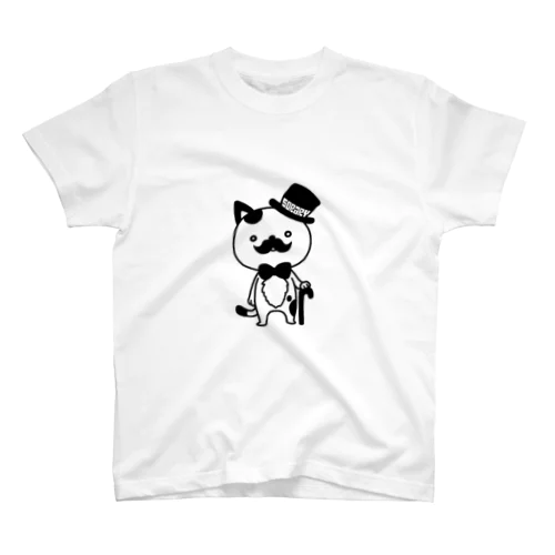 紳士ねこ スタンダードTシャツ