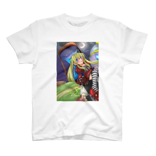 砂時計と人形少女 Regular Fit T-Shirt