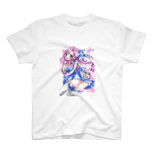 立て巻きロール少女 Regular Fit T-Shirt