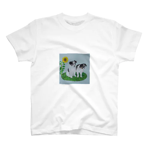 ２匹の子犬 Regular Fit T-Shirt