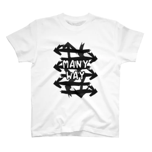 MANY　WAY スタンダードTシャツ