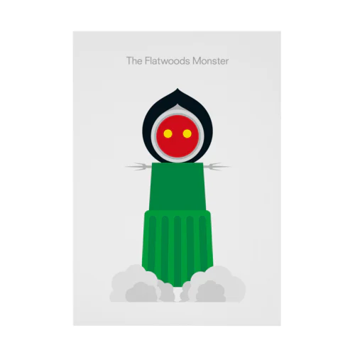 The Flatwoods Monster Stickable Poster