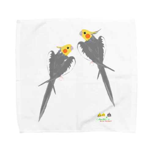 ノーマルオカメインコ　ごきげんポーズ中 Towel Handkerchief