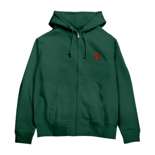 カニ Zip Hoodie