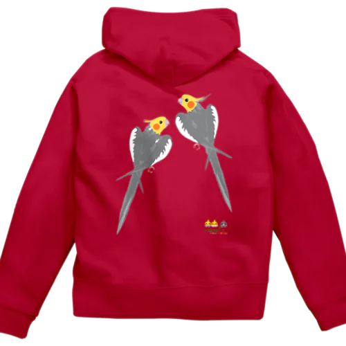 ノーマルオカメインコ　ごきげんポーズ中 Zip Hoodie