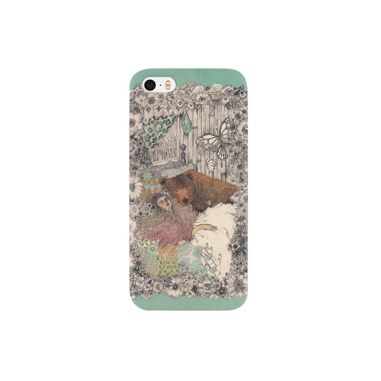 眠るくまと女の子 Smartphone Cases Iphone By Fumiko Fuuume Suzuri