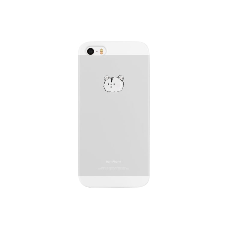 はむふぉんケース しろ Smartphone Cases Iphone By はむすけ Hamusuke Suzuri