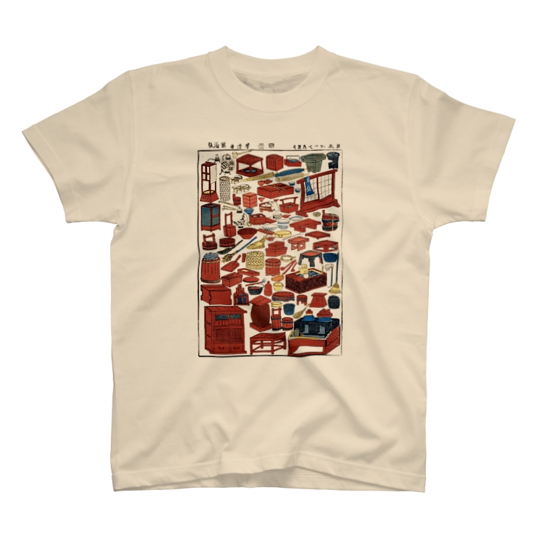 新板かつて道具尽 浮世絵 おもちゃ絵 和もの雑貨 玉兎 Fukusuke のtシャツ通販 Suzuri スズリ