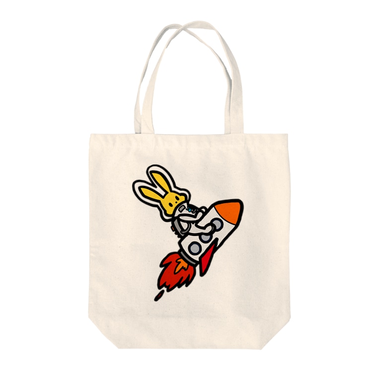 宇宙うさぎ ロケット Mana 8bitfile のトートバッグ通販 Suzuri スズリ 宇宙うさぎ ロケット Mana 8bitfile のトートバッグ通販 Suzuri スズリ