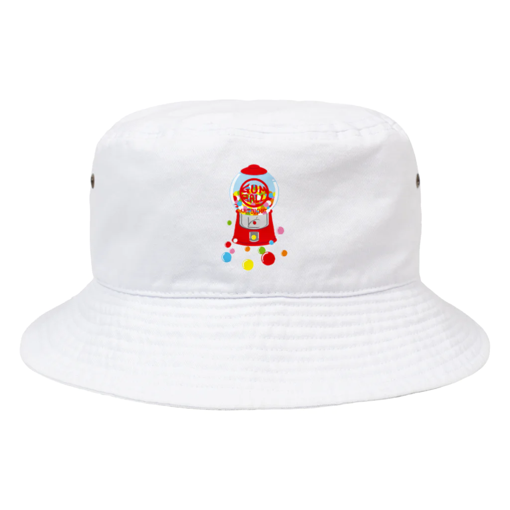 Cɐkeccooのガムボールマシーン-カラフル Bucket Hat