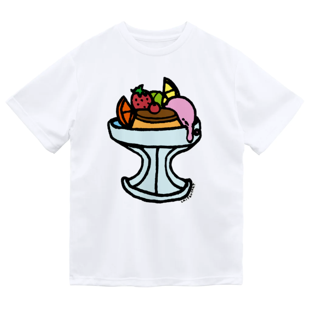 Cɐkeccooのらくがきシリーズ『ぷりんアラモード』 ドライTシャツ