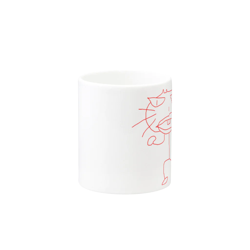 biscuitのネコ Mug :other side of the handle