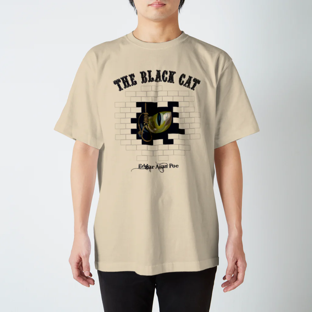 GubbishのThe Black Cat（淡色ボディ用） スタンダードTシャツ