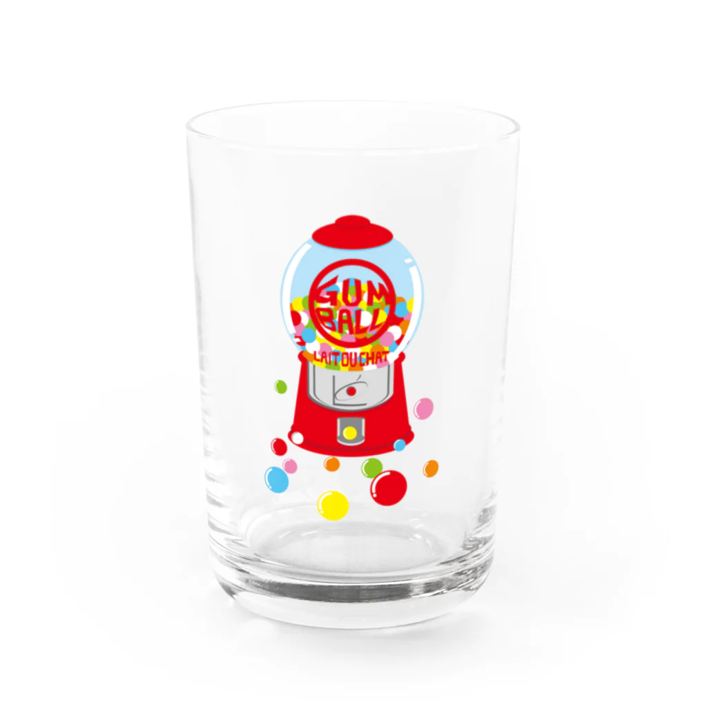 Cɐkeccooのガムボールマシーン-カラフル Water Glass :front