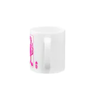 RachelのPINK HEART QUEEN Mug :handle