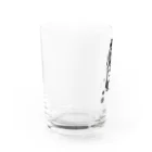 Cɐkeccooのガムボールマシーン-モノクロ Water Glass :left