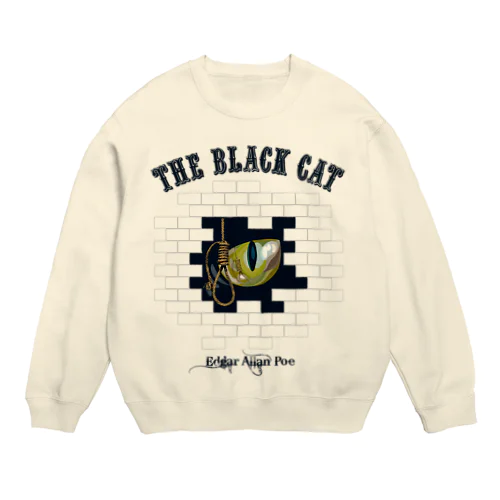 The Black Cat（淡色ボディ用） Crew Neck Sweatshirt